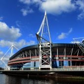 El Millenium Stadium de Cardiff, por fuera