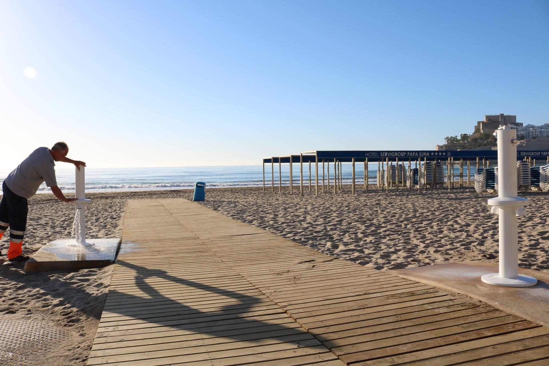 El Ayuntamiento instensifica las auditorías de los servicios en playas para que luzcan perfectas. El Ayuntamiento instensifica las auditorías de los servicios en playas para que luzcan perfectas.