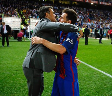 Los jugadores del Barça despiden a Luis Enrique en las redes sociales Los jugadores del Barça despiden a Luis Enrique en las redes sociales