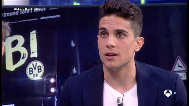 Marc Bartra relata emocionado cómo vivió el atentado al autobús del Dortmund: "No se lo deseo a nadie" Marc Bartra relata emocionado cómo vivió el atentado al autobús del Dortmund: "No se lo deseo a nadie"