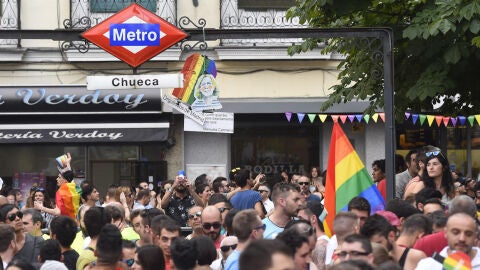 Estaci&oacute;n de Metro en Chueca