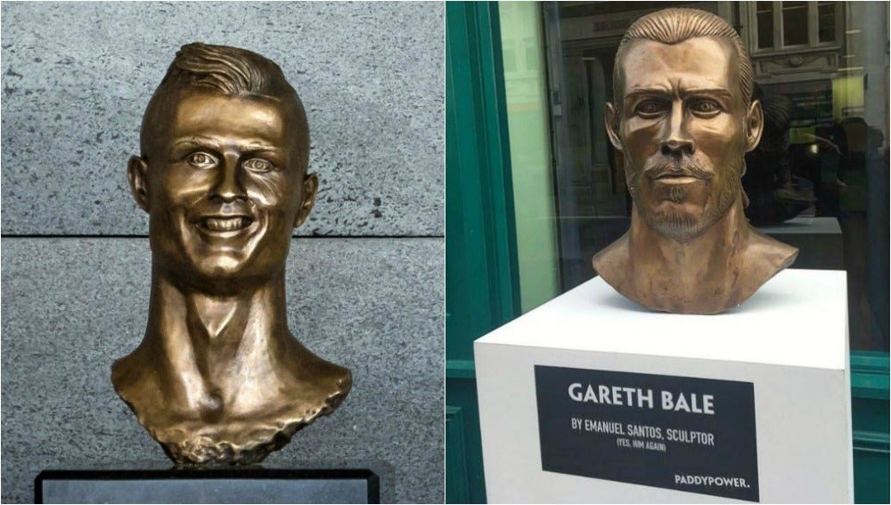El autor del busto de Cristiano vuelve al ataque con otro de Gareth Bale El autor del busto de Cristiano vuelve al ataque con otro de Gareth Bale