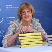 Margaret Court, en la presentación de su libro Margaret Court, en la presentación de su libro