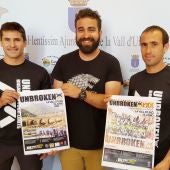 El concejal de Deportes y segundo teniente de alcalde, Jordi Julià, y David Blázquez, organizador del evento, han presentado esta primera edición.