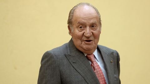 El Rey Juan Carlos, durante un acto oficial