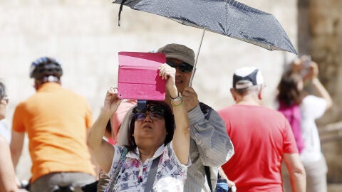 Turistas en Valencia