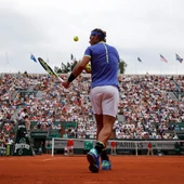 Rafa Nadal, durante un partido de Roland Garros Rafa Nadal, durante un partido de Roland Garros