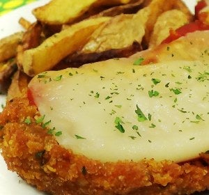 Milanesa a la napolitana Milanesa a la napolitana