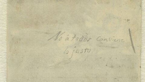 Manuscrito de Goya