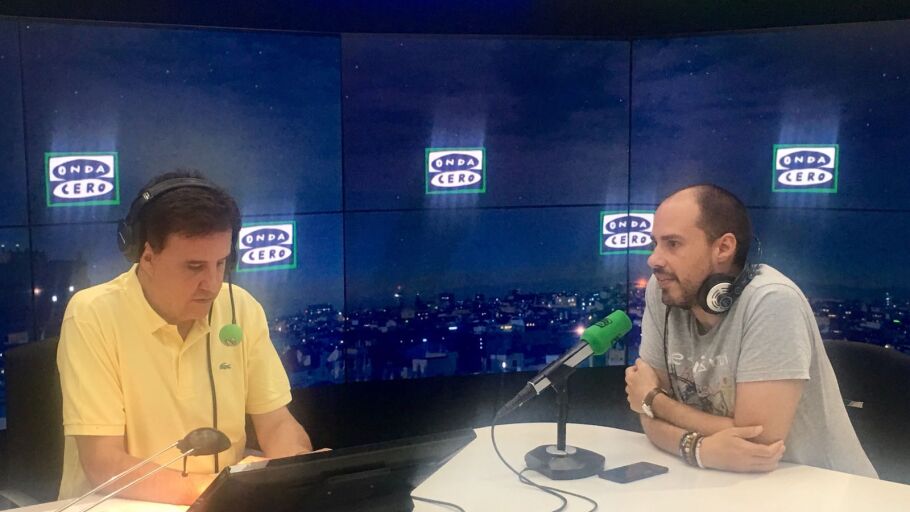 Antonio Pampliega en El Transistor con Jos&eacute; Ram&oacute;n de La Morena