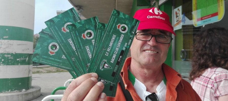 Aficionado Racing con entradas para el Villanovense Aficionado Racing con entradas para el Villanovense