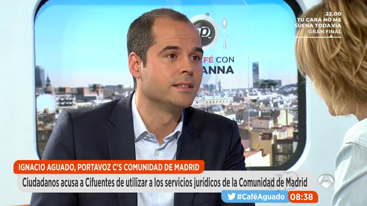 Aguado, a favor de mantener el acuerdo PP-C's en Madrid: "Es la mejor herramienta para mantenerlos en una cerca" Aguado, a favor de mantener el acuerdo PP-C's en Madrid: "Es la mejor herramienta para mantenerlos en una cerca"