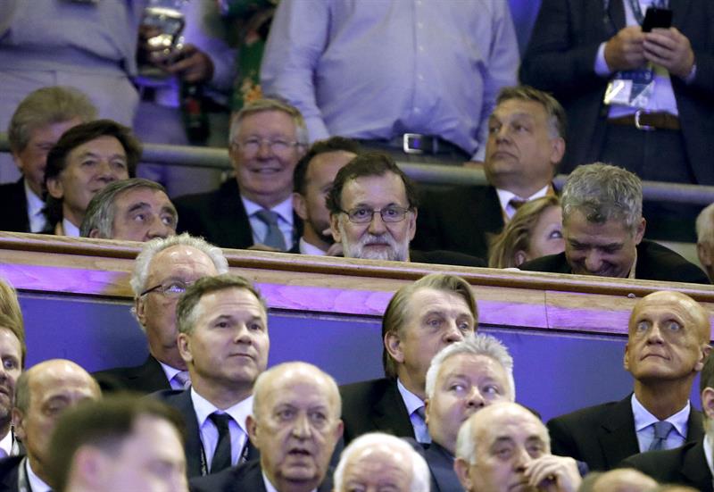 Mariano Rajoy: "Hemos sufrido pero al final nos vamos contentos" Mariano Rajoy: "Hemos sufrido pero al final nos vamos contentos"