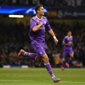 Cristiano Ronaldo celebrando el gol