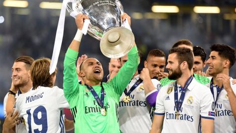 El portero del Real Madrid, Keylor Navas.