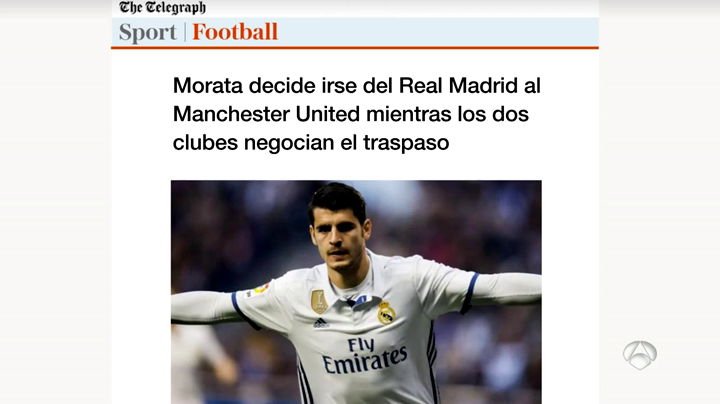 Morata comunica al Real Madrid que quiere dejar el club este verano Morata comunica al Real Madrid que quiere dejar el club este verano
