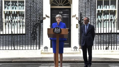 La primera ministra brit&aacute;nica, Theresa May