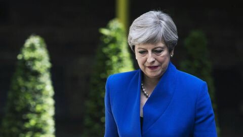 La primera ministra brit&aacute;nica, Theresa May