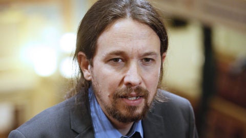 El l&iacute;der de Podemos, Pablo Iglesias.