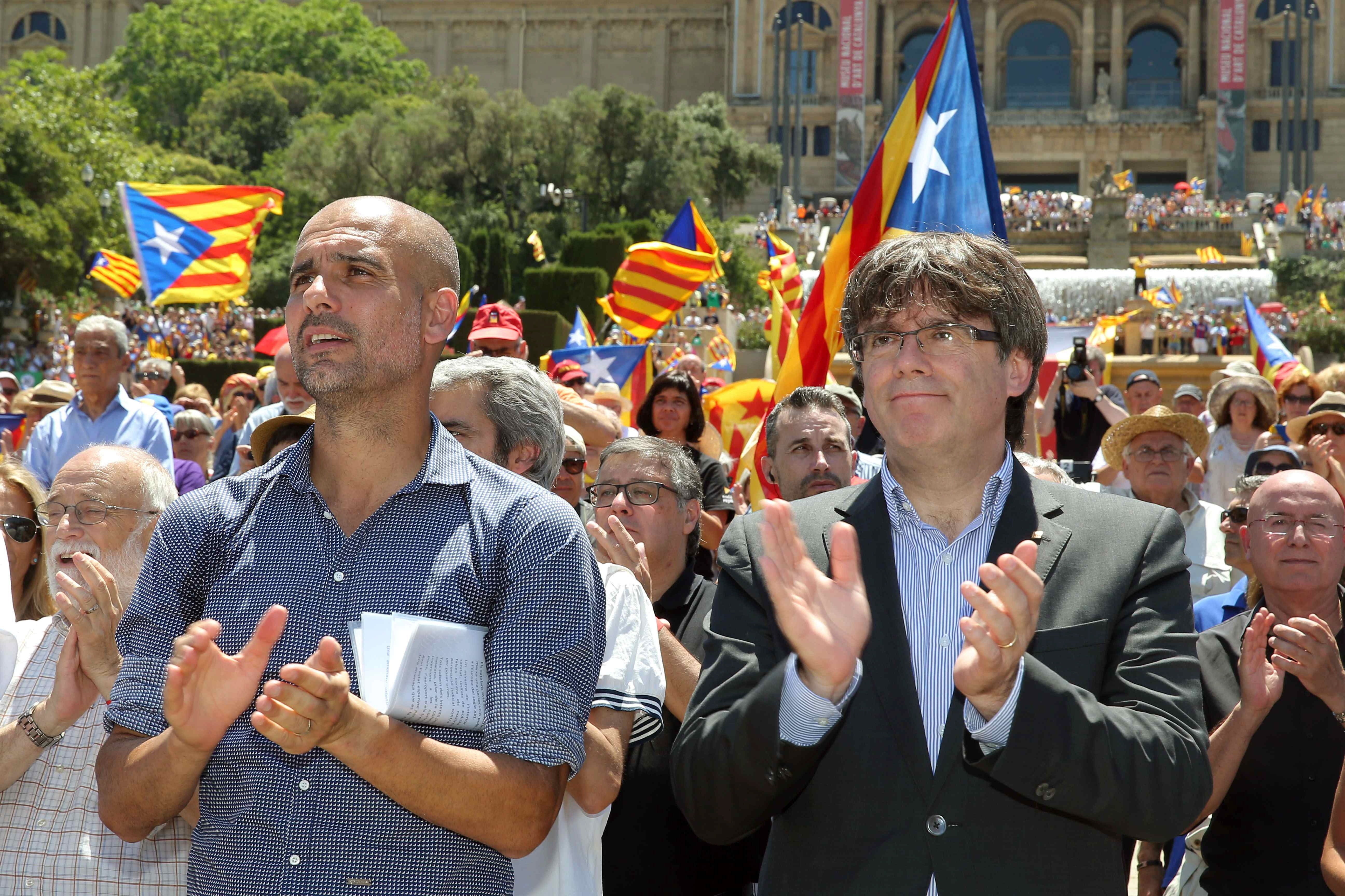 Tertulia: ¿Cómo afecta la asistencia de Guardiola al acto independentista? Tertulia: ¿Cómo afecta la asistencia de Guardiola al acto independentista?