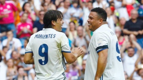 Morientes, con Ronaldo