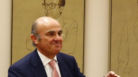 El ministro de Econom&iacute;a, Luis de Guindos