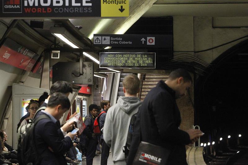 Avui comença la vaga dels vigilants de seguretat del metro de Barcelona Avui comença la vaga dels vigilants de seguretat del metro de Barcelona