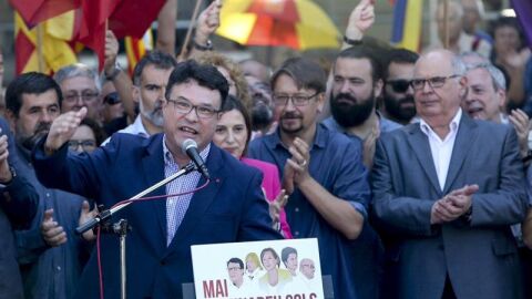El secretario tercero de la Mesa del Parlament, Joan Josep Nuet