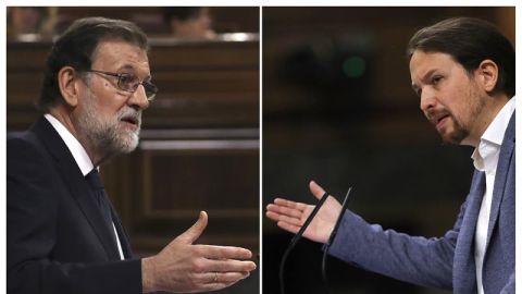 Mariano Rajoy y Pablo Iglesias