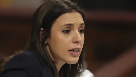 Irene Montero durante su intervención Irene Montero durante su intervención