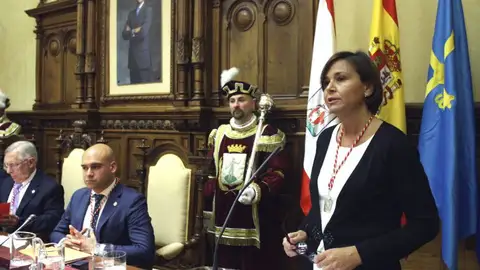 Toma de posesión de Carmen Moriyón Pleno del Ayuntamiento de Gijón