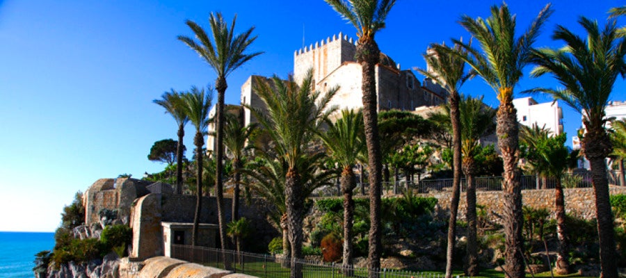 El castillo de Peñíscola. El castillo de Peñíscola.