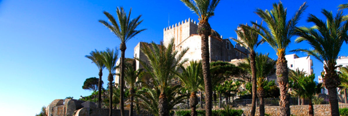 El castillo de Peñíscola. El castillo de Peñíscola.