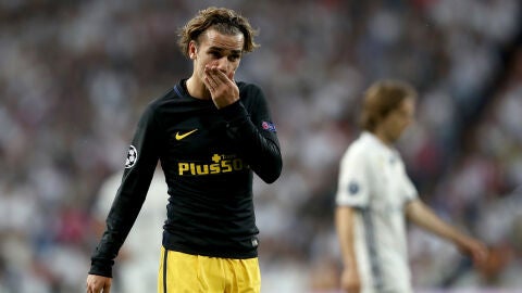 Griezmann, en un partido con el Atl&eacute;tico de Madrid