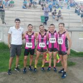 Atletas del Elche Runners-Ferretería Antonio García Campeonato Autonómico de pista al aire libre de Alicante.