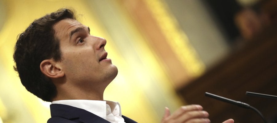 Albert Rivera durante su intervención Albert Rivera durante su intervención