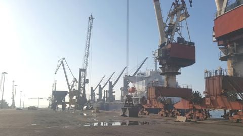 Durante la huelga de estiba