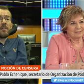 Echenique, sobre el PSOE: "Espero que las palabras se conviertan en hechos en semanas o meses para echar al PP"