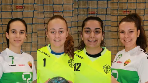 El Elche Mustang incorpora a las juveniles Andrea Giner, María Vicente, Andrea Sáez e Irene Ramón, nuevas jugadores del Elche Mustang. BALONMANO