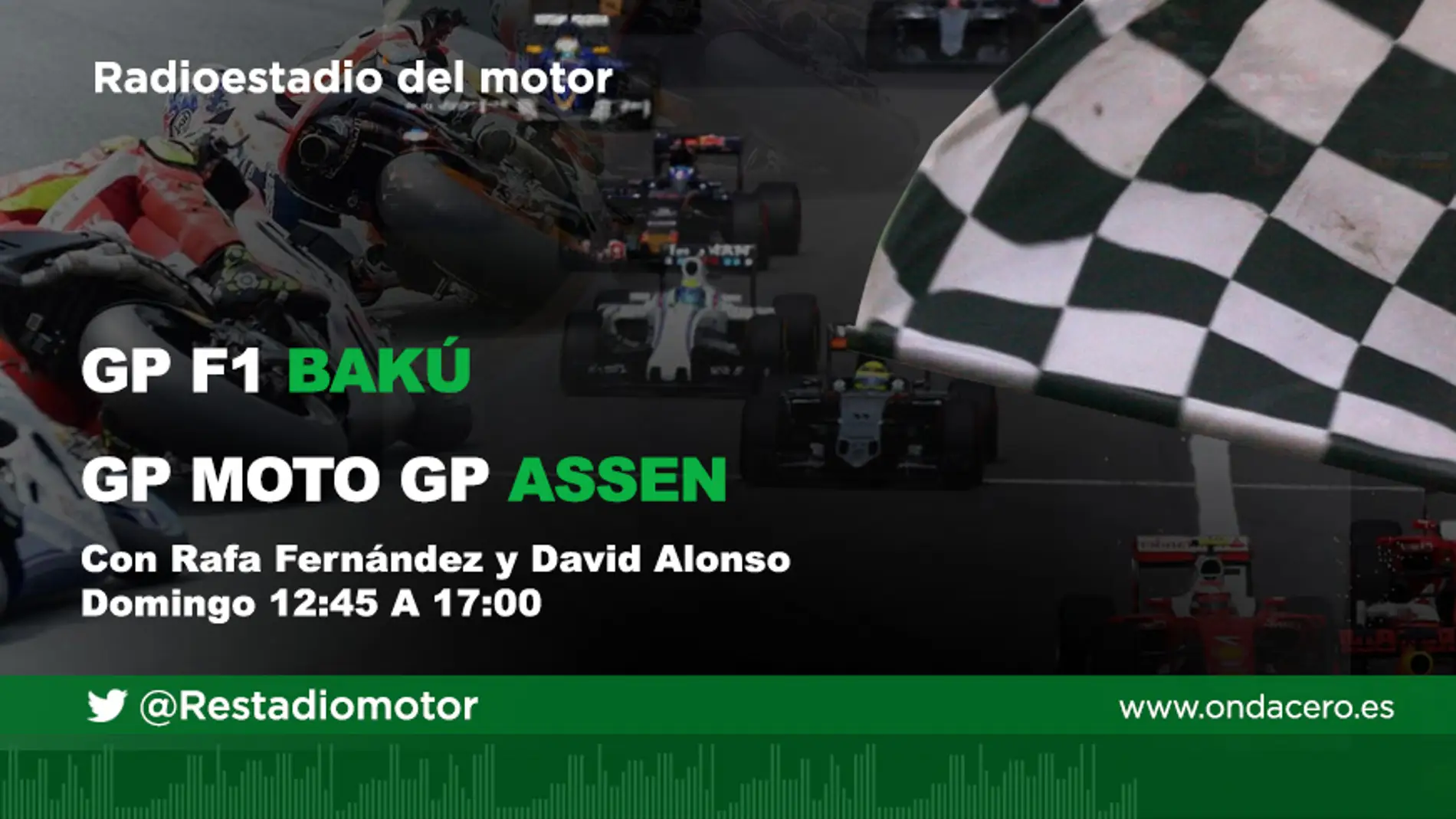 Radioestadio del Motor. GP de Bakú de F1 y GP de Assen de Moto GP