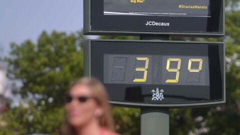 Un term&oacute;metro de los grados registrados en C&oacute;rdoba