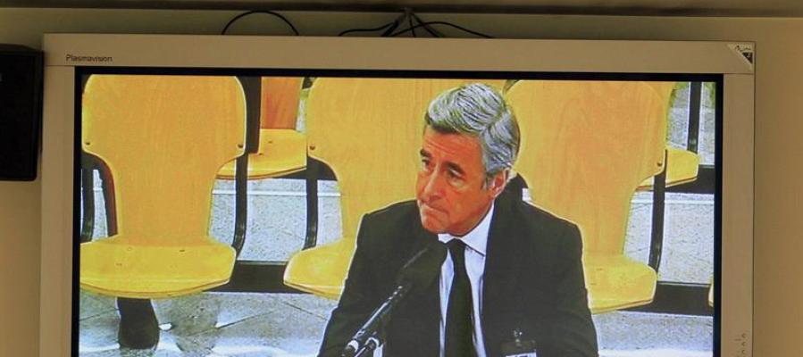 Imagen tomada de un monitor de la sala de prensa de la Audiencia Nacional Imagen tomada de un monitor de la sala de prensa de la Audiencia Nacional