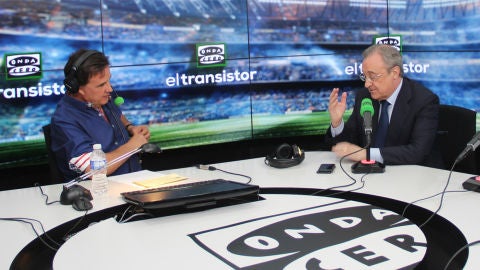 Florentino P&eacute;rez con Jos&eacute; Ram&oacute;n de la Morena