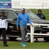 Tiger Woods, en un campeonato en Dubai el pasado febrero