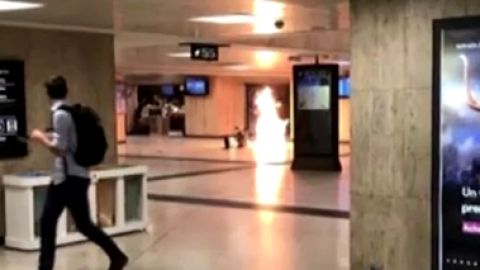 La Polic&iacute;a neutraliza a una persona por provocar una explosi&oacute;n en la estaci&oacute;n central de Bruselas
