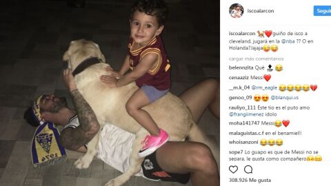 Mensaje de Isco en su instagram