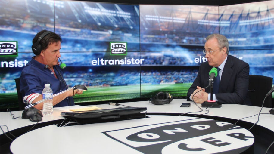 Florentino P&eacute;rez con Jos&eacute; Ram&oacute;n de la Morena