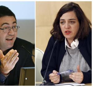 Los ediles de Ahora Madrid, Carlos Sánchez Mato y Celia Mayer Los ediles de Ahora Madrid, Carlos Sánchez Mato y Celia Mayer