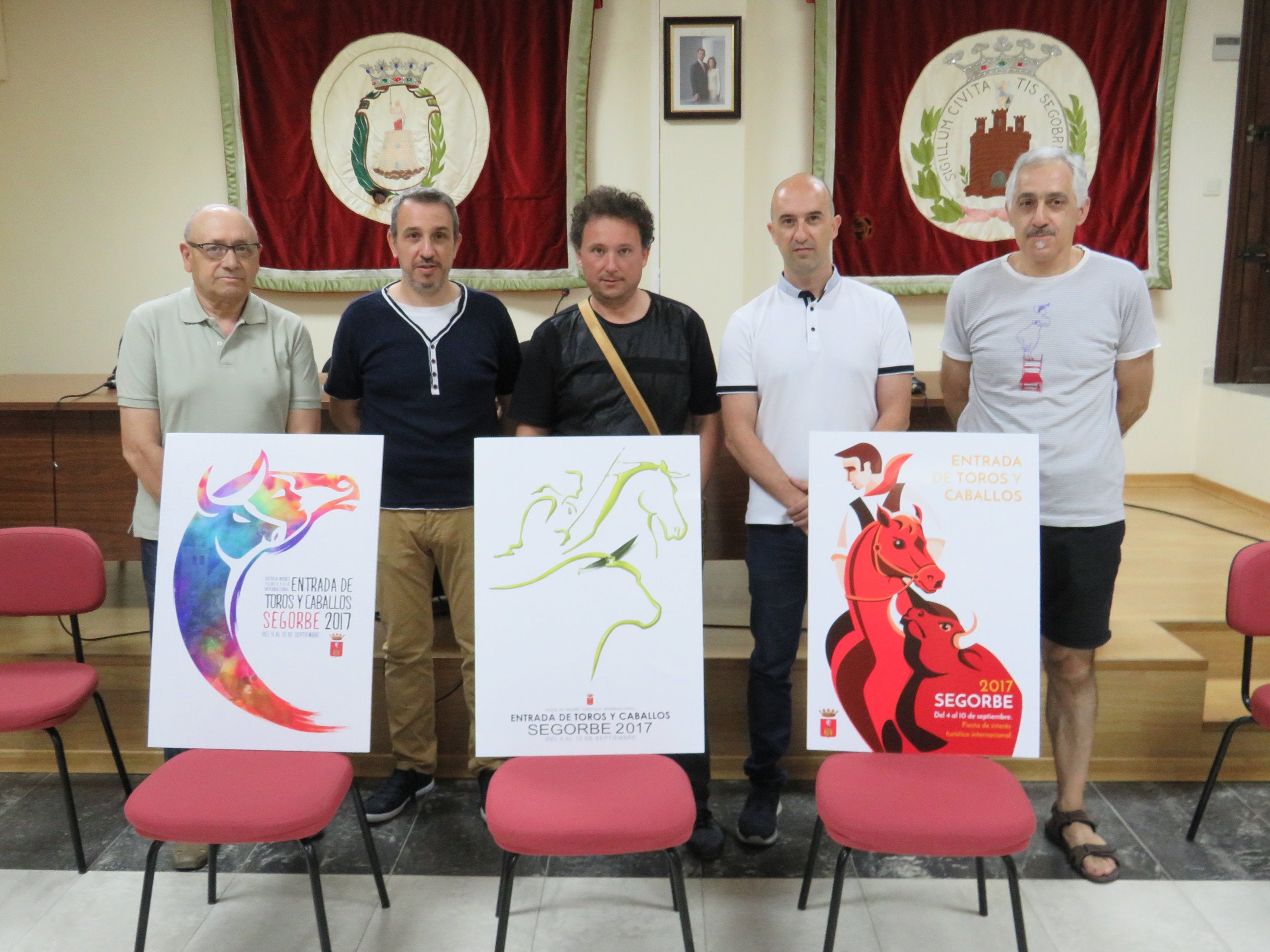 Obras ganadoras en el XXXIII Concurso de Carteles Anunciadores de la Entrada de Toros y Caballos Obras ganadoras en el XXXIII Concurso de Carteles Anunciadores de la Entrada de Toros y Caballos