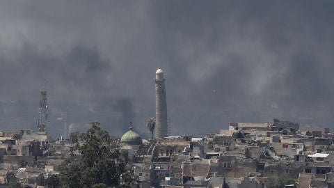 La mezquita Al Nuri en Mosul